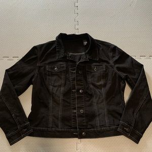 New York & Co Black Jean Jacket size Xl